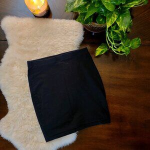 Basic Black Bodycon Miniskirt